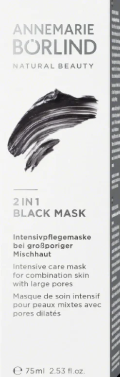 Annemarie Börlind 2 IN 1 Black Mask