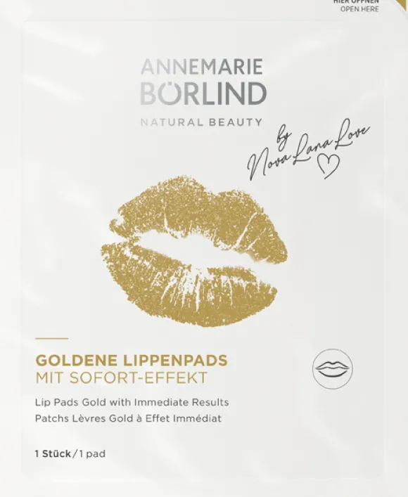 Annemarie Börlind Goldene Lippenpads