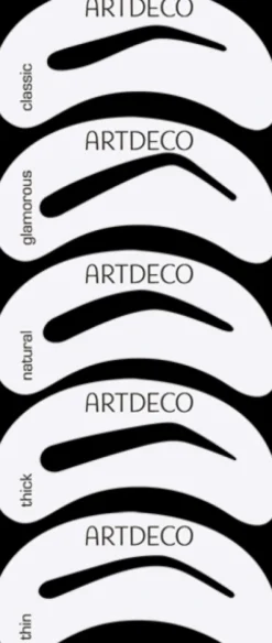 Artdeco Augenbrauen-Schablonen mit Pinsel