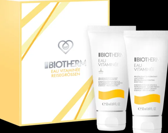 Biotherm Eau Vitaminèe Reisegrößenset = Shower Gel 50 ml + Body Milk 50 ml