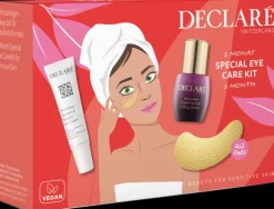 Declaré Augenpflege Vorteils-Set = Eye Contour Ess.Eye Lift.Serum 15 ml + Age Control Vit.A Booster Eye Cream 15 ml + Golden Hyaluron Eye Pads 4 Stück