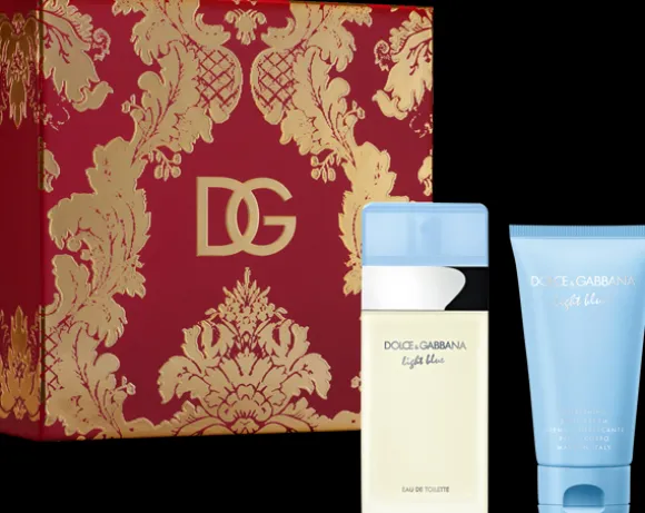 Dolce Gabbana Light Blue Set = EdT Nat. Spray 50 ml + Body Cream 50 ml