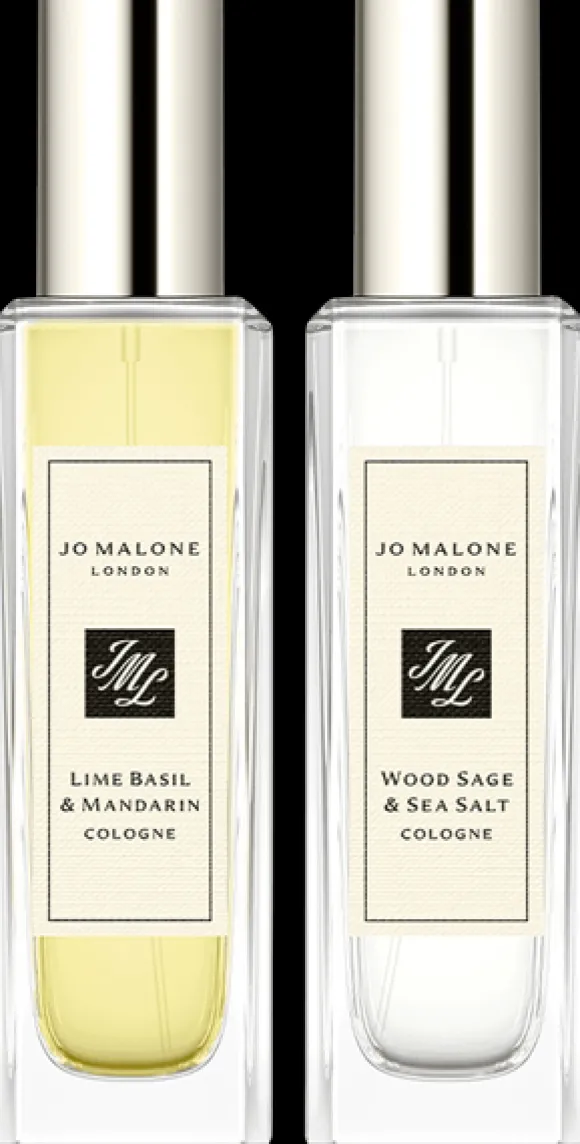 Jo Malone Fragrance Combining Set Pre Pack = Wood Sage & Sea Salt Cologne Spray 30 ml + Lime Basil & Mandarin Cologne Spray 30 ml