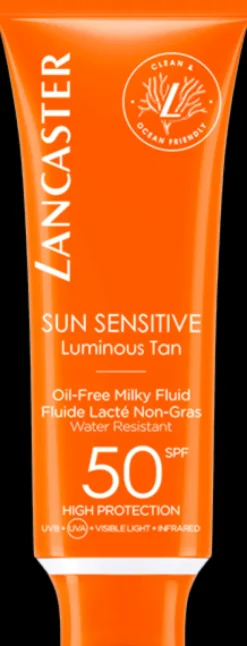 Lancaster Sun Sensitive Luminous Tan Oil-Free Milky Fluid SPF 50