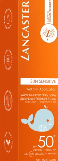 Lancaster Sun Sensitive Wet Skin Applikation Water Restistant Milky Spray SPF 50+