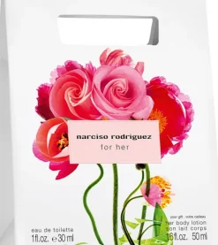 Narciso Rodriguez For Her Shopping Bag Set = EdT Nat. Spray 30 ml + Body Lotion 50 ml