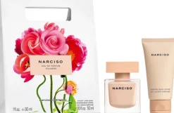 Narciso Rodriguez Narciso Poudrée Shopping Bag Set = EdP Nat. Spray 30 ml + Body Lotion 50 ml