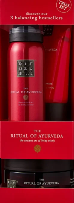 Rituals The Ritual of Ayurveda Trial Set = Scrub 125 g + Shower 50 ml + Cream 70 ml