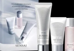 Sensai Cellular Performance Advanced Day Cream Set = Advanced Day Cream 50ml + SP Creamy Soap 30ml + CP Lotion II 20ml