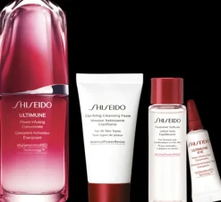Shiseido Ultimune Holiday Kit = Power Inf.Conc.50ml + D.P.Clarif.Cleans.Foam 30ml + D.P.Treatm.Softener 30ml + Power Inf. Eye Conc. 3ml