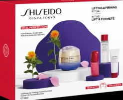 Shiseido Vital Perfection Enriched Value Set = Upl.&Firm. Cream Enriched 50 ml + Clarifying Foam 15 ml + Treatment Softener 30 ml + Power Inf. Conc. 10 ml